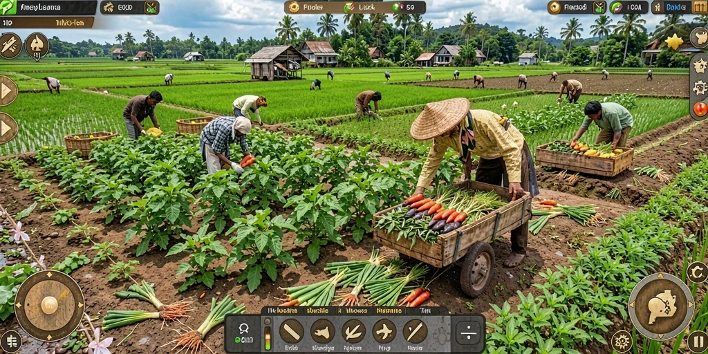 Tampilan awal game yang menarik dan intuitif.