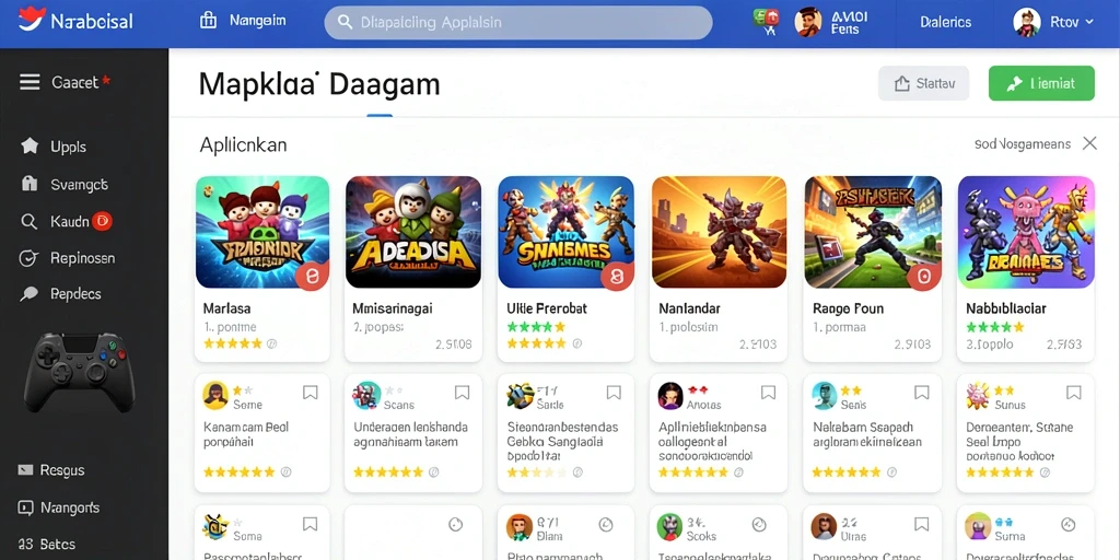 Tampilan antarmuka yang modern dan menarik.