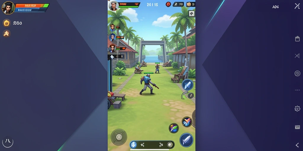 Screenshot menunjukkan karakter utama dalam misi pertama.