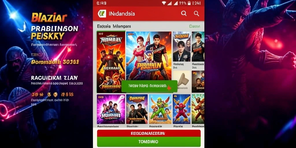 Tampilan awal yang menarik dan mudah dinavigasi.