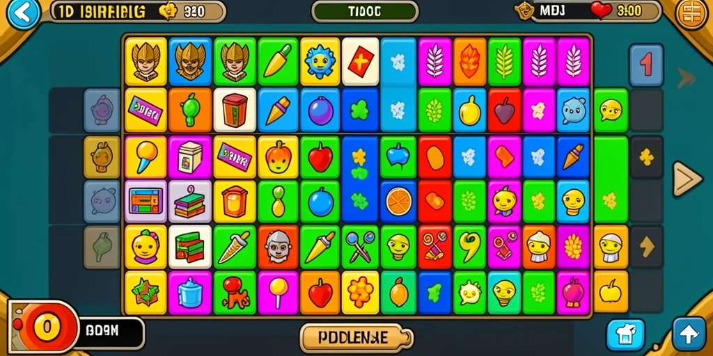 Tampilan awal game yang menarik dan dinamis.