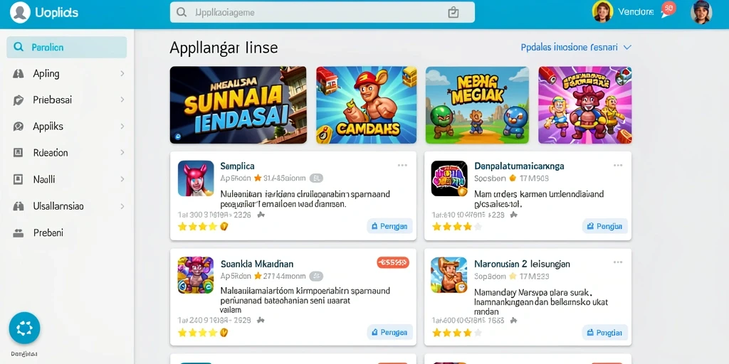 Tampilan menarik dari permainan slot yang seru.