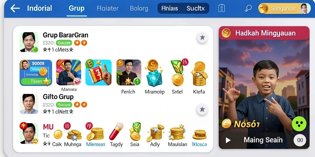 Tampilan antarmuka pengguna yang menarik dan intuitif.