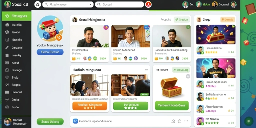 Tampilan antarmuka yang menarik dan mudah dinavigasi.