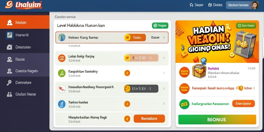 Tampilan antarmuka yang modern dan menarik.