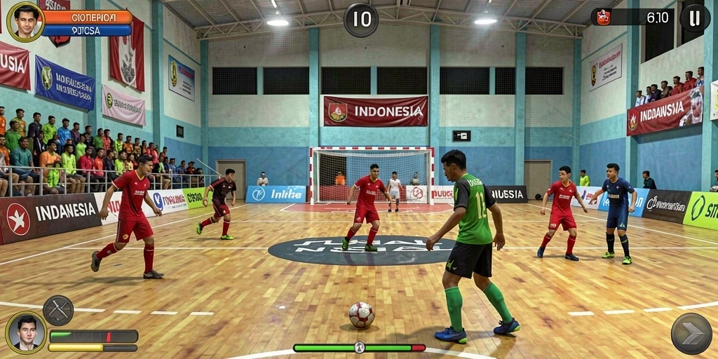 Tampilan antarmuka yang ceria dan menarik.