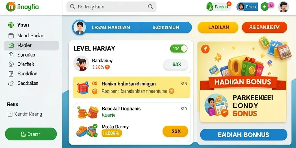Tampilan antarmuka yang intuitif dan menarik.