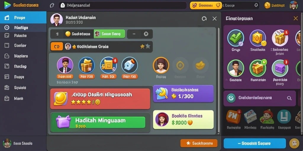 Screenshot menampilkan karakter utama dalam aksi.
