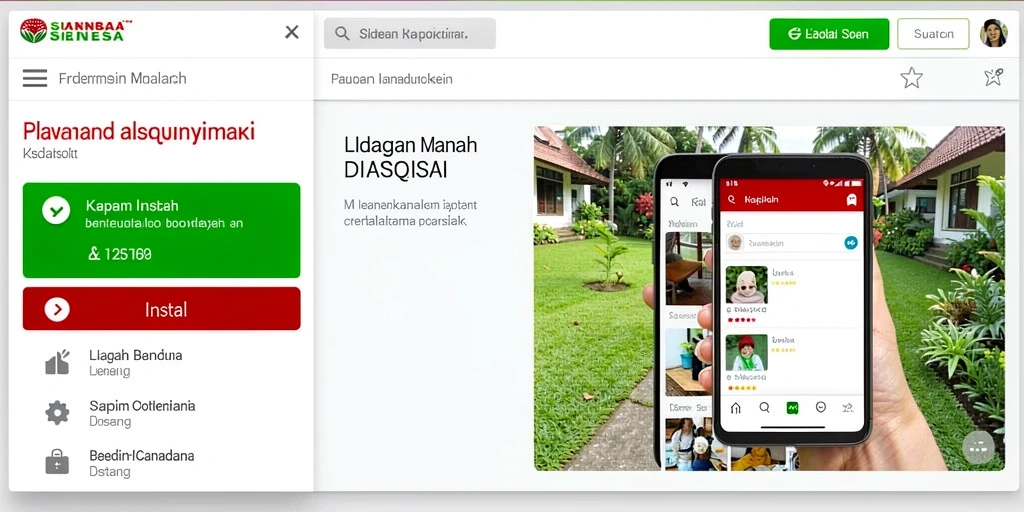 Tampilan antarmuka yang ramah pengguna.